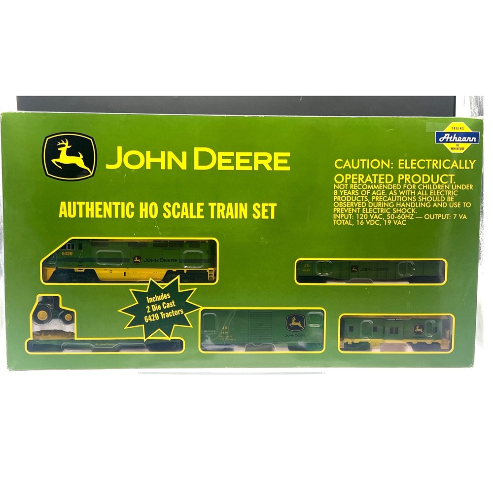 John Deere Authentic HO Scale Train Set - Picture 2 of 6